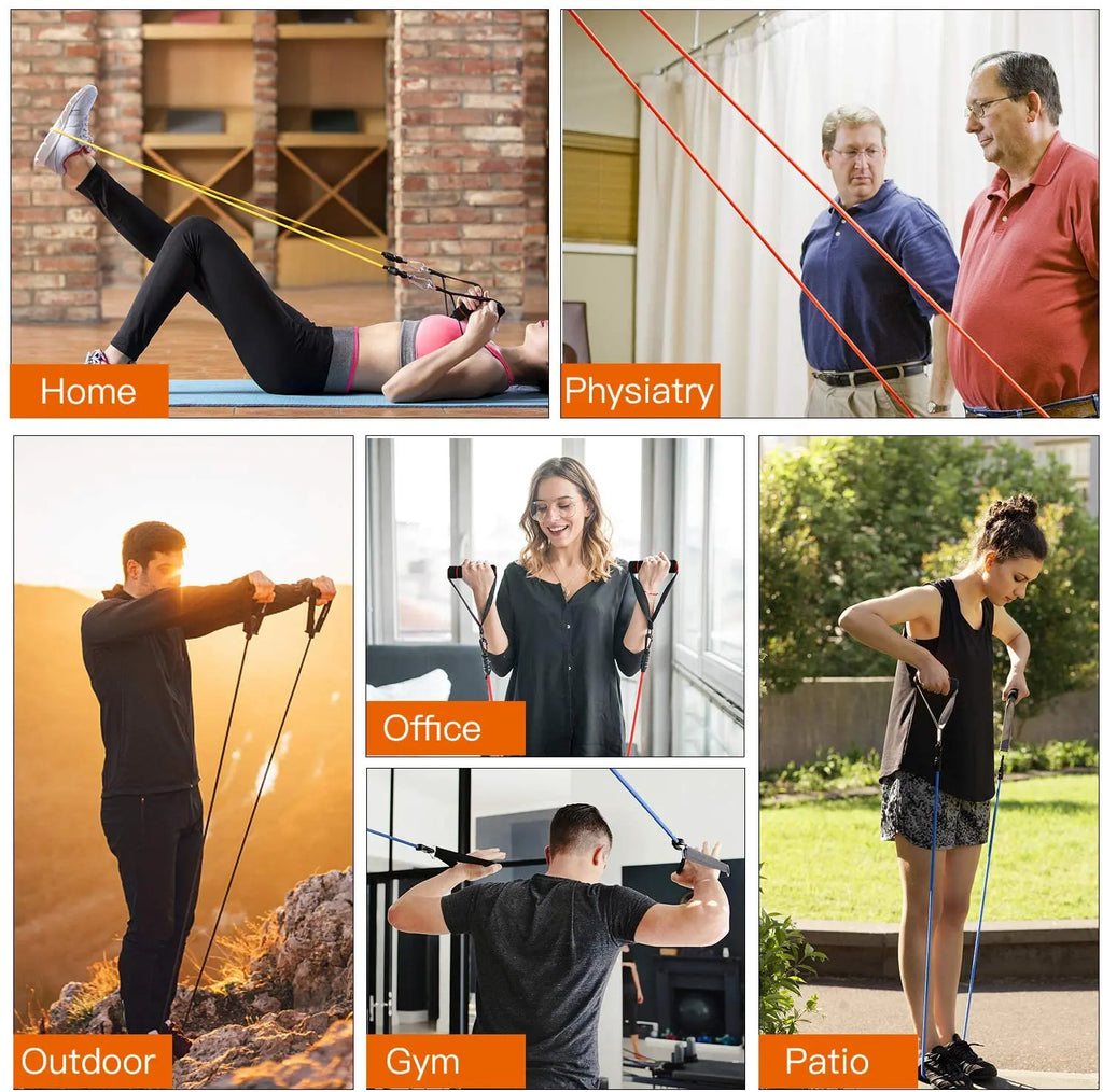 150 lb Resistance Bands Workout Set