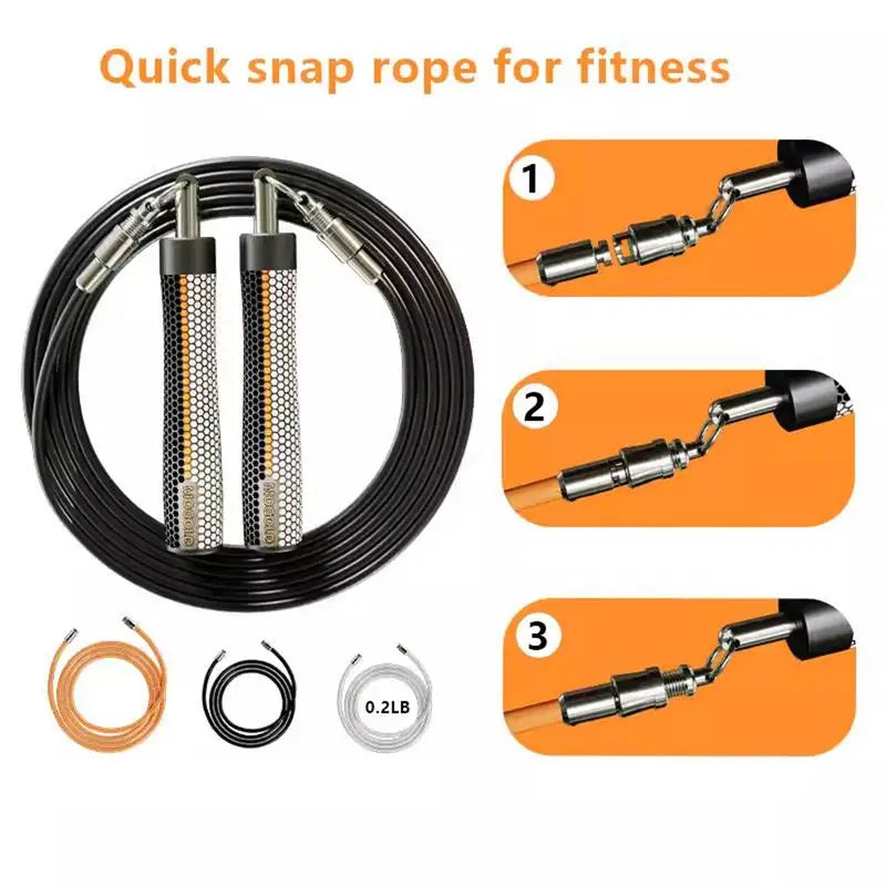 Weighted Steel-Wire Jump Rope